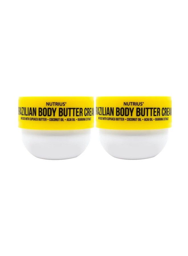 nutrius ; Brazilian Body Butter Cream 2Pack ; Smooth Fastabsorbing Nongreasy ; Infused With Cupuacu Butter - Image 1