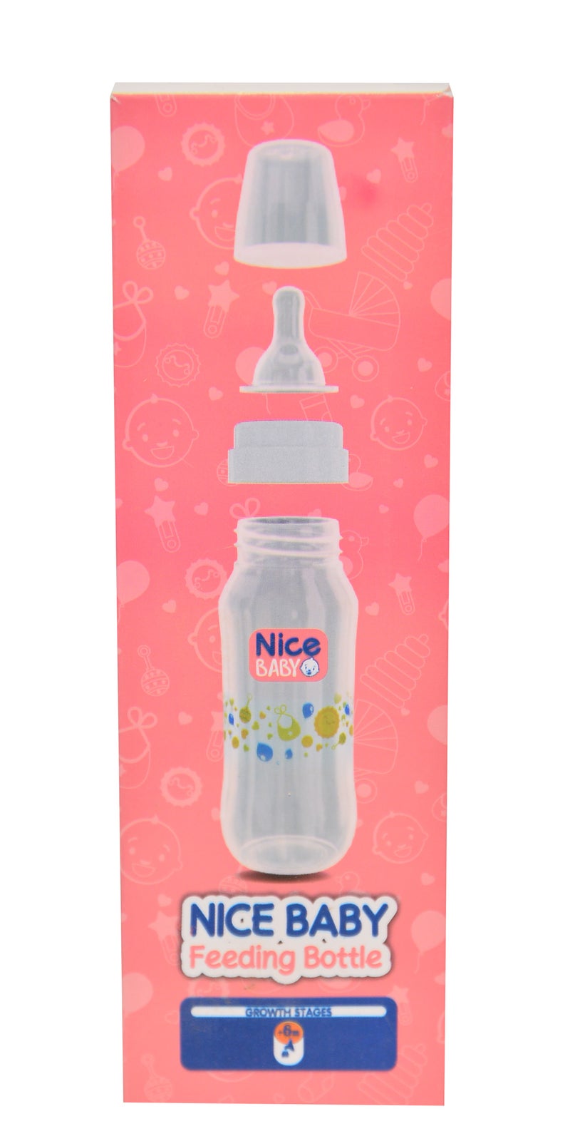 نايس بيبي ببرونة نايس بيبى بدون بيد 280 ml - اخضر- متعددة الاشكال - Image 3
