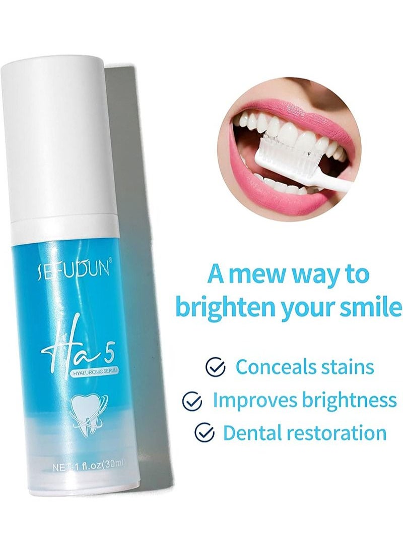 Sefudun - Total Whitening Restorative Toothpaste 2 Pack，V34 Colour Corrector & Ha5 Hyaluronic Serum，Relieves Sensitivity & Protects Cavities，Total Protection & Prevents Dental Problems - Image 1