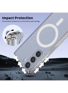 Case Up Premium Clear MagSafe Case For Z Fold 5 [Compatible with MagSafe] Anti-Yellowing Slim Transparent Phone Case Protective Magnetic Cover for Z Fold 5 7.6 Inch 2023  - Image 2