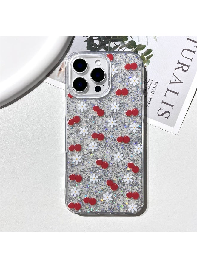 NIBEMINENT Cherry Blossoms Protective TPU Case Cover For iPhone 14 Pro Max Clear - Image 2