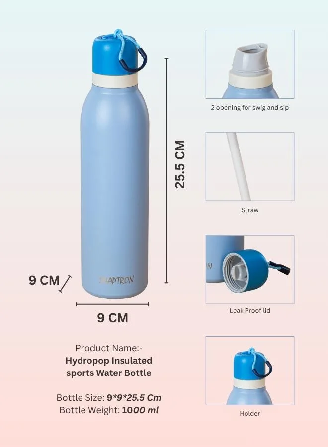 Casa Quesera  SNAPTRON® QUICKSIP TWIST Insulated Stainless Steel Bottle  | Best Price UAE