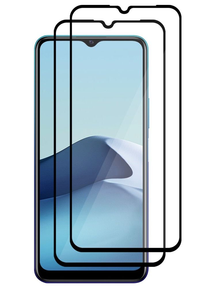 CATANES 2 Pack For Vivo Y20a Screen Protector Tempered Glass Full Glue Back - Image 2