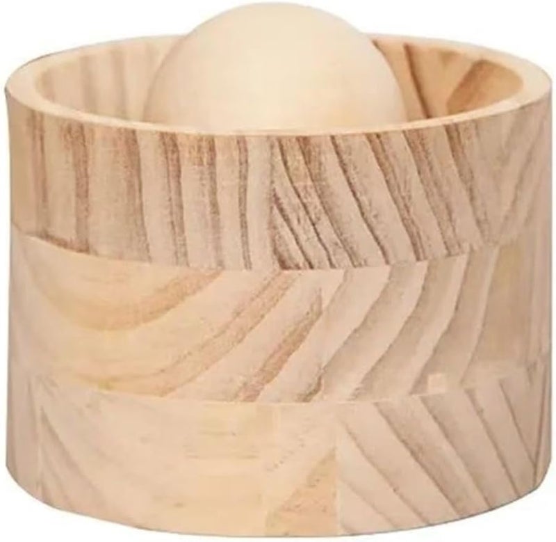 Wooden Dumpling Maker Manual Dough Press Non Stick Surface Easy Clean Home Kitchen - Image 1
