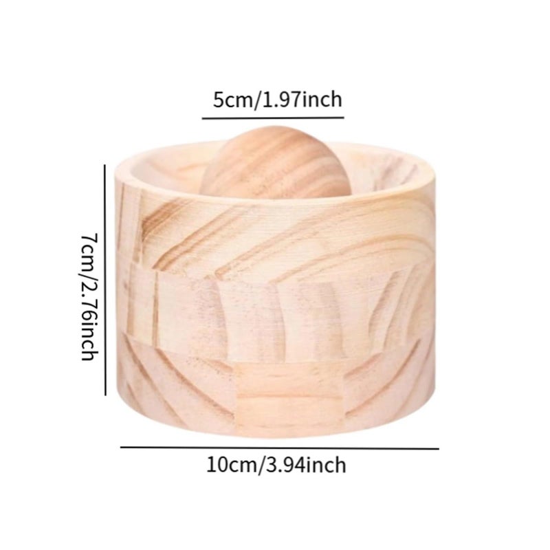 Wooden Dumpling Maker Manual Dough Press Non Stick Surface Easy Clean Home Kitchen - Image 3