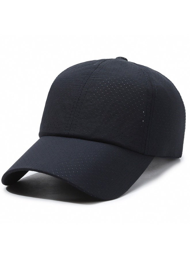 Generic Baseball Cap Quick Dry Sun Hat Folding Hat Breathable Mesh Hats ightweight Adjustable UV Protection for Men Women