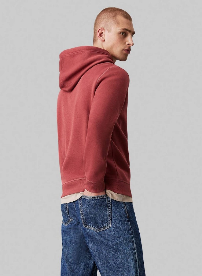 Calvin Klein Jeans Monologo Pullover Hoodie - Image 3