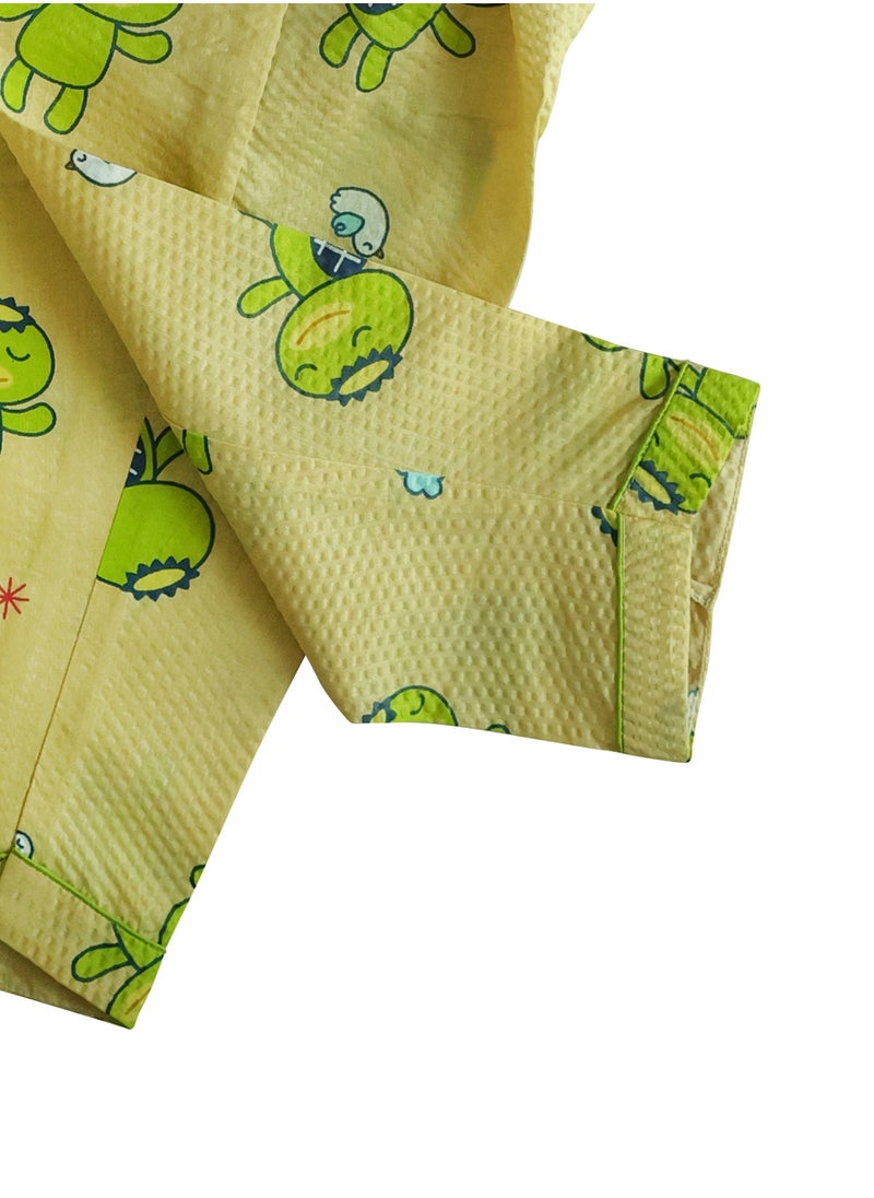 Kids Pajamas Set - Vibrant Green Cartoon Fun 2-Piece - pzsku/Z57E1F964B2C411BB283BZ/45/_/1718535987/86a95af6-22ab-4ae4-972c-5c1b3737ba6f