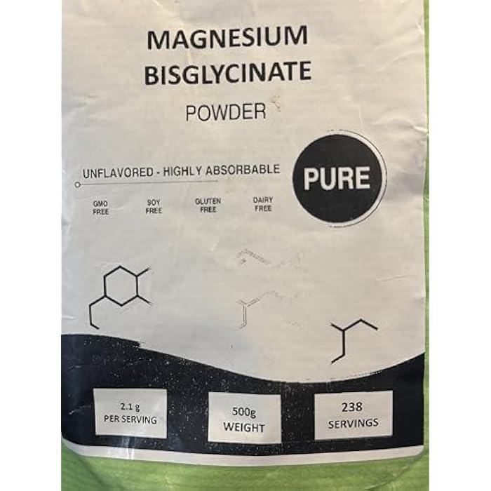 MS Finechem Magnesium Bisglycinate Powder – High Absorption Chelated Magnesium Supplement, Unflavored, Gentle on Stomach, Daily Mineral Support, 500 g (17.6 oz) - Image 4