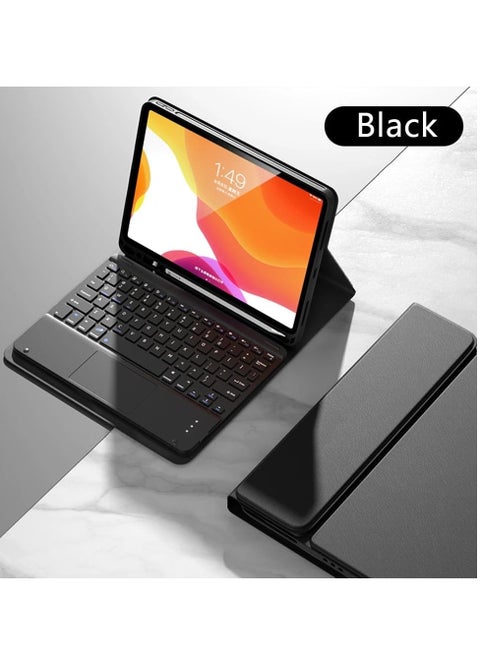 Keyboard Case for iPad Pro 11-inch2024 (M4), Backlit Magnetically Detachable Bluetooth Keyboard Arabic and English with Touchpad and Pen Holder Slot, (A2836, A2837, A3006) for iPad Pro 11 2024