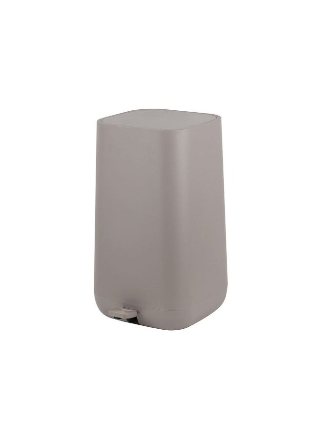 DANUBE HOME Falcon 30L Soft Close Pedal Bin - Modern Grey Waste Disposal Bin with Inner Bucket, Durable ABS & PP, Sleek Design for Kitchen & Bathroom, 34x40x57cm