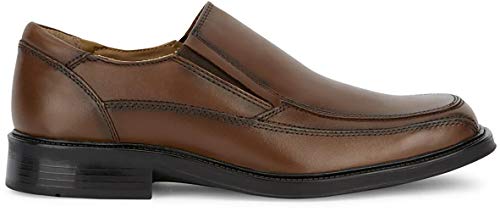 DOCKERS دوكرز بروبوزال - أحذية لوفر رسمية للرجال مصنوعة من جلد طبيعي كامل الحبة مع تقنية راحة الحركة الكاملة، بطانة جورب EVA، ونعل مطاطي متين، بني - 11 M US - Image 2