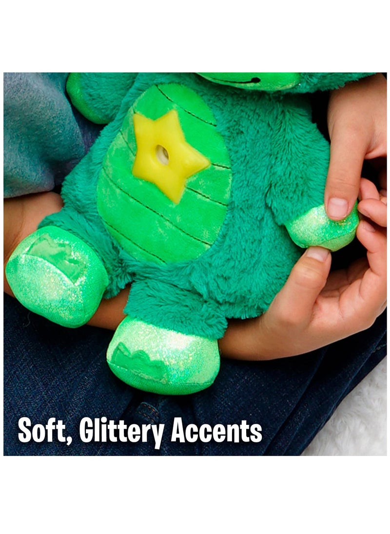 SYOSI - Star Projector, Stuffed Animal Night Light, Dreamy Green Plush, Projects Glowing Stars Shapes in 6 Gentle Colors, As Seen on TV - Image 1