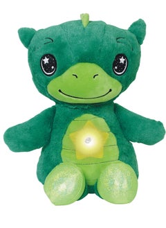 Star Projector, Stuffed Animal Night Light, Dreamy Green Plush, Projects Glowing Stars Shapes in 6 Gentle Colors, As Seen on TV