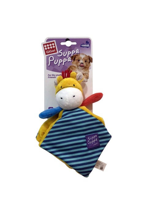 Suppa Puppa Deer with Squeaker and Crinkle Small Multicolor