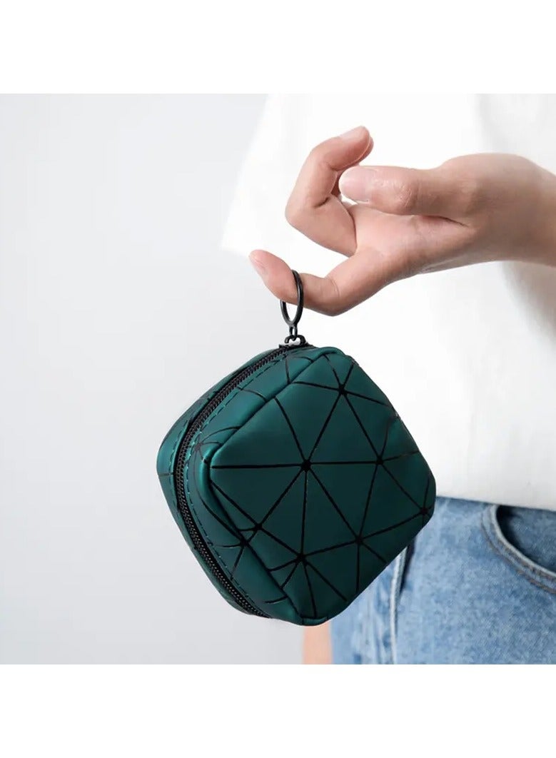 ORiTi Small PU lipsticks Zipper Bag ,Travel Coin pouch Sanitary Napkin Storage Bag ,Travel  Toiletry Pouch Coin Purse cosmetic Organizer - Image 5