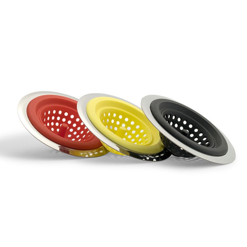 Drain Plug: Silicone And Stainless Steel Construction - Flexible Design Fits Various Drain Sizes, Easy To Clean Sink Strainer For Kitchen Bathroom Floor Drains - Image 2