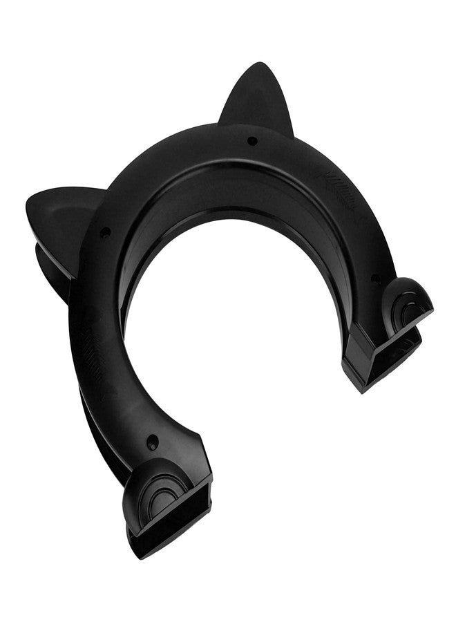 Honio Cat Door, ABS Material Dog Gate for Interior Exterior for Window for Household Doors (Black) - Image 2