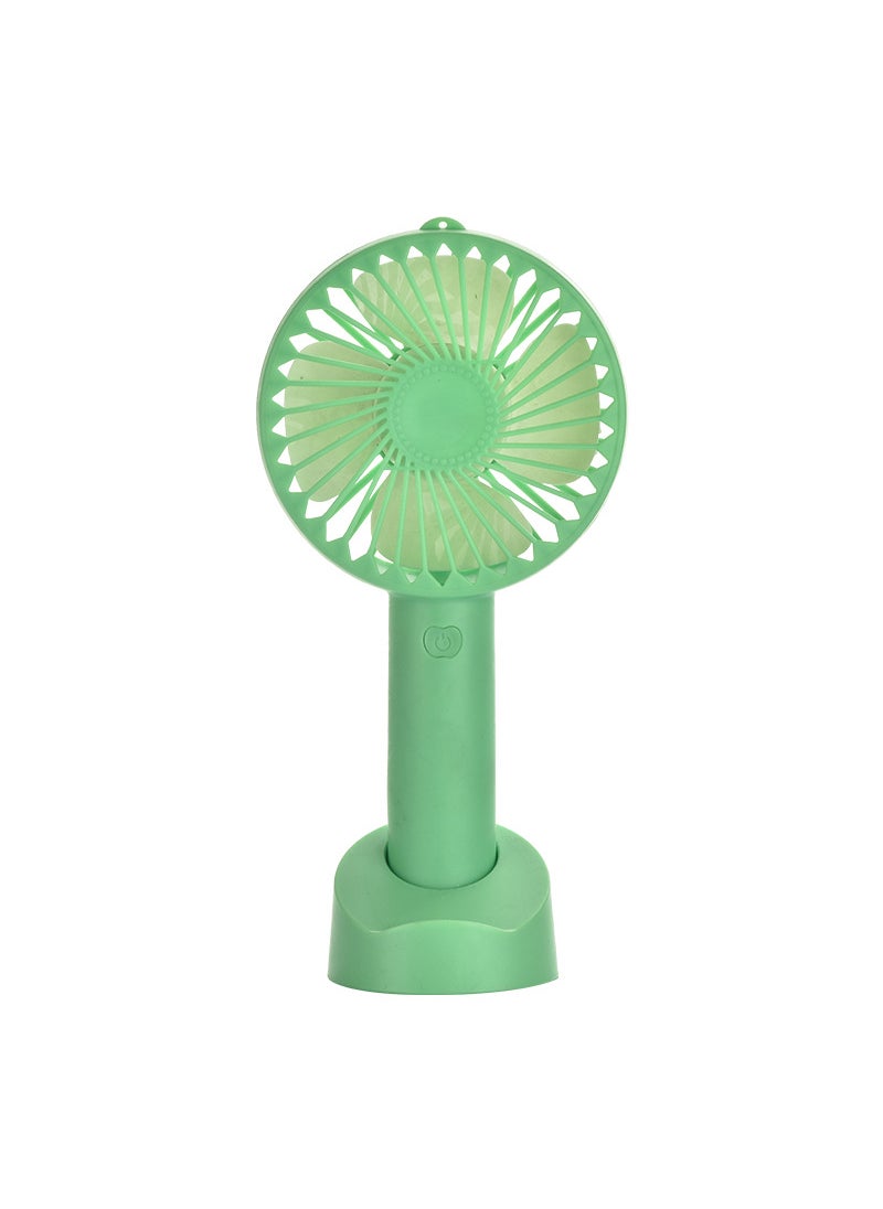 Generic Portable USB Fan Quiet Operation for Students Green 
