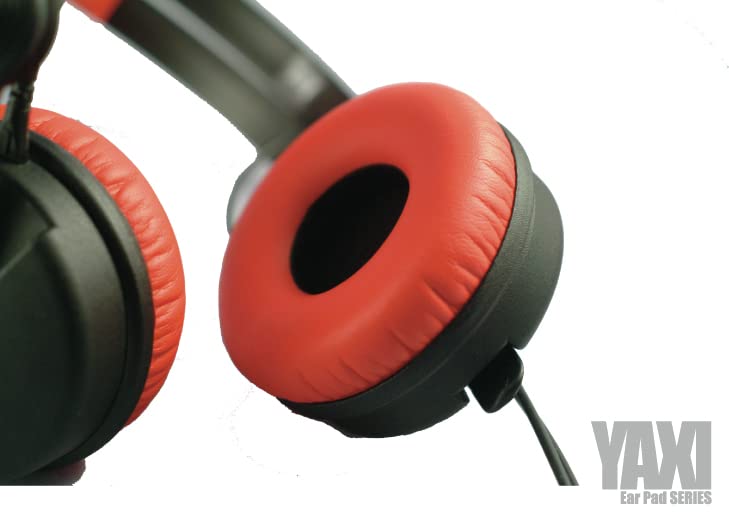 Yaxi وسادات أذن جلدية YAXI HD25 حمراء - Image 4