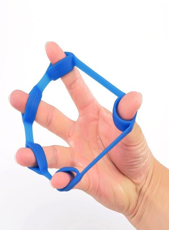 FAGVA Finger Exerciser, Hand Strengthener for Carpal Tunnel Relief, Grip Strength Trainer, Silicone Finger Gripper, Hand Grip Strengthener, Forearm Grip Workout, Finger Stretcher,Multicolor - Image 2