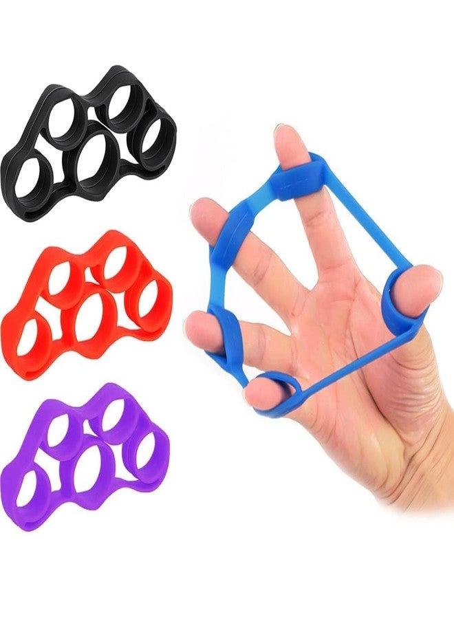 FAGVA Finger Exerciser, Hand Strengthener for Carpal Tunnel Relief, Grip Strength Trainer, Silicone Finger Gripper, Hand Grip Strengthener, Forearm Grip Workout, Finger Stretcher,Multicolor - Image 1