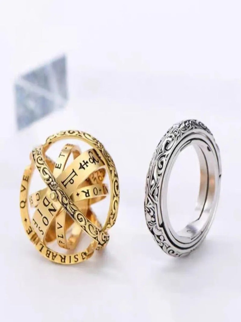 Halal Alloy Men's Ring - Rustproof Islamic Design for Daily Use - Image 2