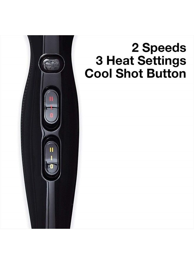 Olivia Garden Ceramic + Ion Professionnal Hair Dryer (Black/Gold) - Image 4