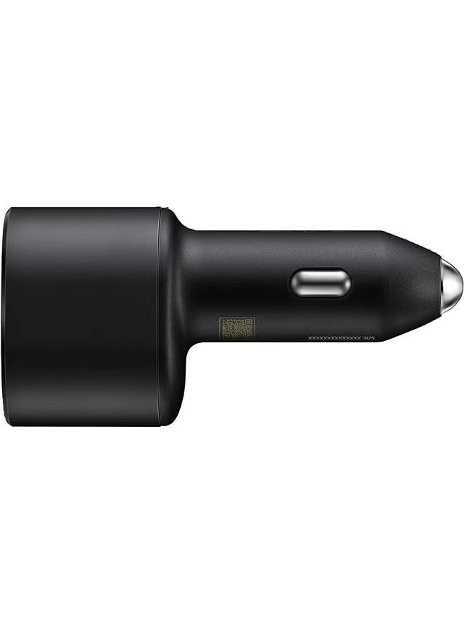 SAMSUNG Super Fast Dual Car Charger (45W+15W) Two Ports EP-L5300XBEGWW Black - Image 1