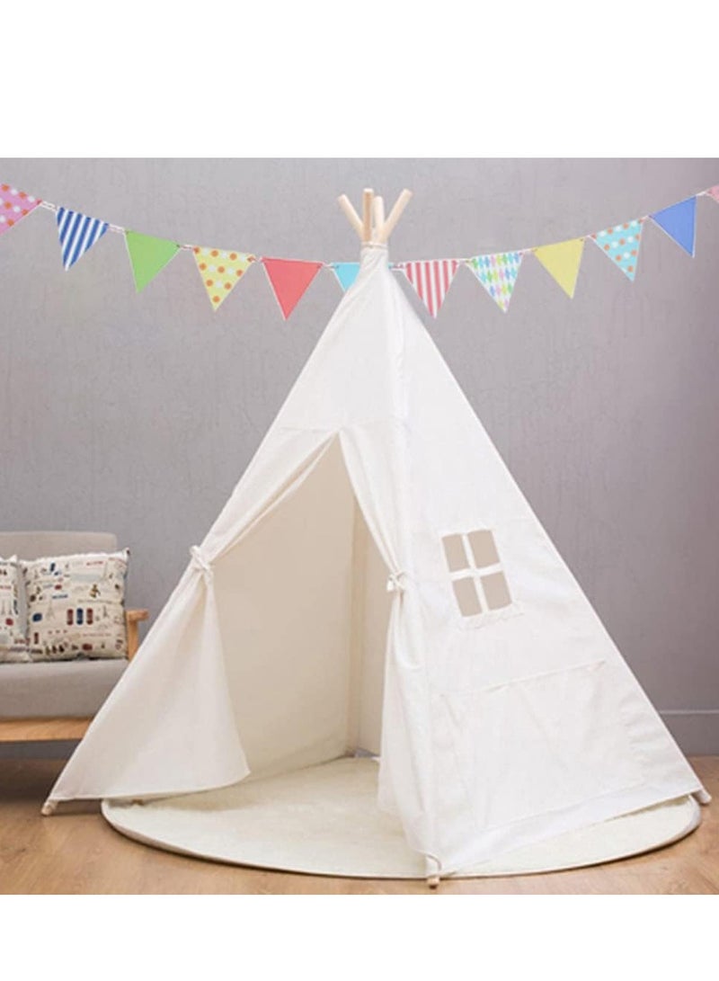 QiaoKai Breathable Foldable Portable Pop Up Unique Design Teepee Playhouse Tent 5.3x4.1x35.11CM - Image 1
