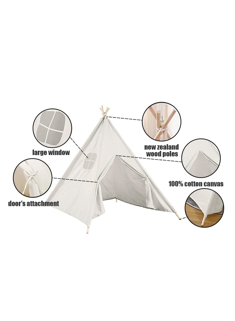 QiaoKai Breathable Foldable Portable Pop Up Unique Design Teepee Playhouse Tent 5.3x4.1x35.11CM - Image 2