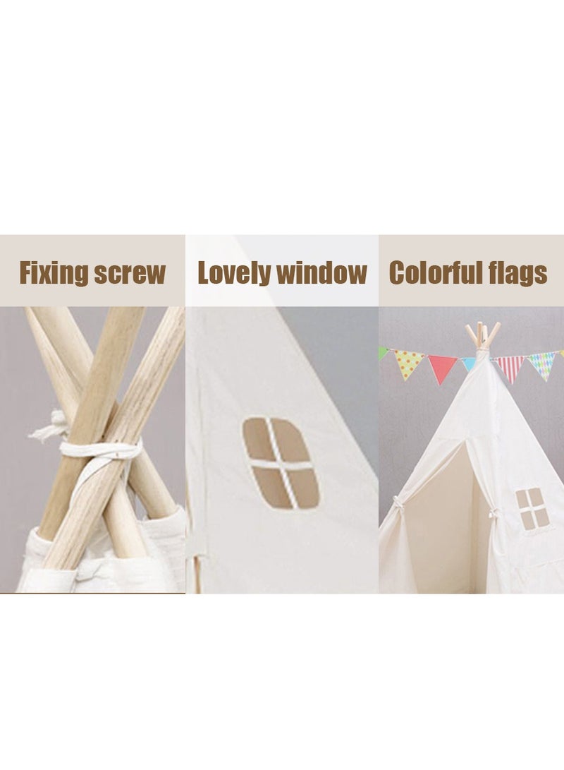 QiaoKai Breathable Foldable Portable Pop Up Unique Design Teepee Playhouse Tent 5.3x4.1x35.11CM - Image 4