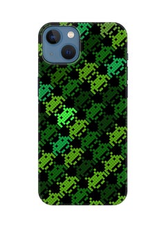Case for Apple iPhone 14 Plus Case Slim Snap Classic Series Mobile Cover Hard PC Shield Matte Finish Print - Invader Matrix