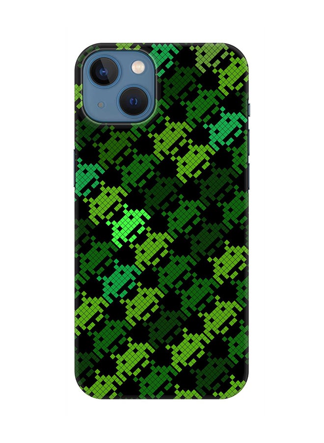 Stylizedd - Case for Apple iPhone 14 Plus Case Slim Snap Classic Series Mobile Cover Hard PC Shield Matte Finish Print - Invader Matrix - Image 1