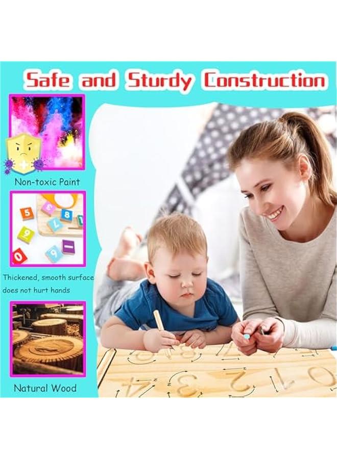 Montessori Toys for 3 4 5 Year Old,Double-Sided Preschool Learning Toys for Toddlers age 2-4,Educational Math manipulatives Number Counting Blocks for Kids, Stocking Stuffers for Boys Girls  - Image 5