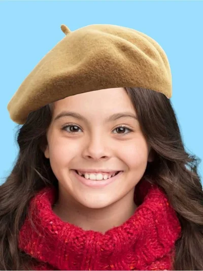 تيزجيلسين Children's French Painter Felt Beret