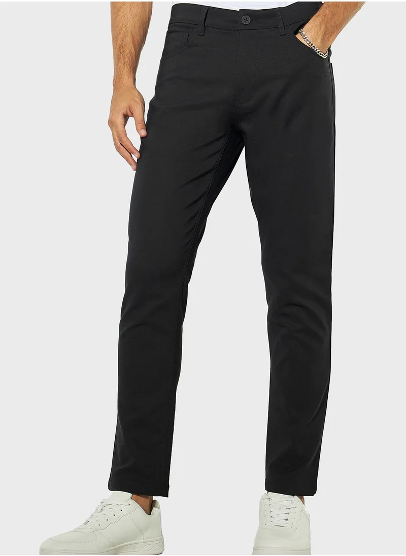 ايكونيك Essential Regular Fit Trousers