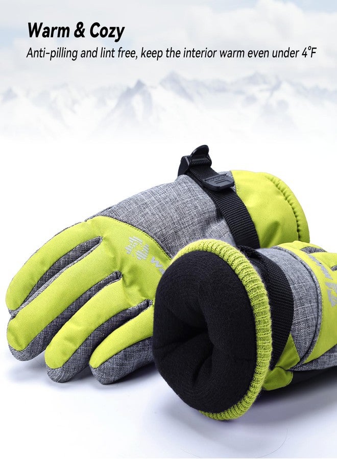 WALSKING Kids Waterproof Winter Thinsulate Warm Cold Weather Winter Snow Ski Gloves-Fits Boys and Girls Youth Child Outdoor - Image 5