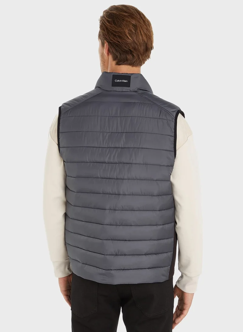 CALVIN KLEIN Side Logo Puffer Vest Jacket