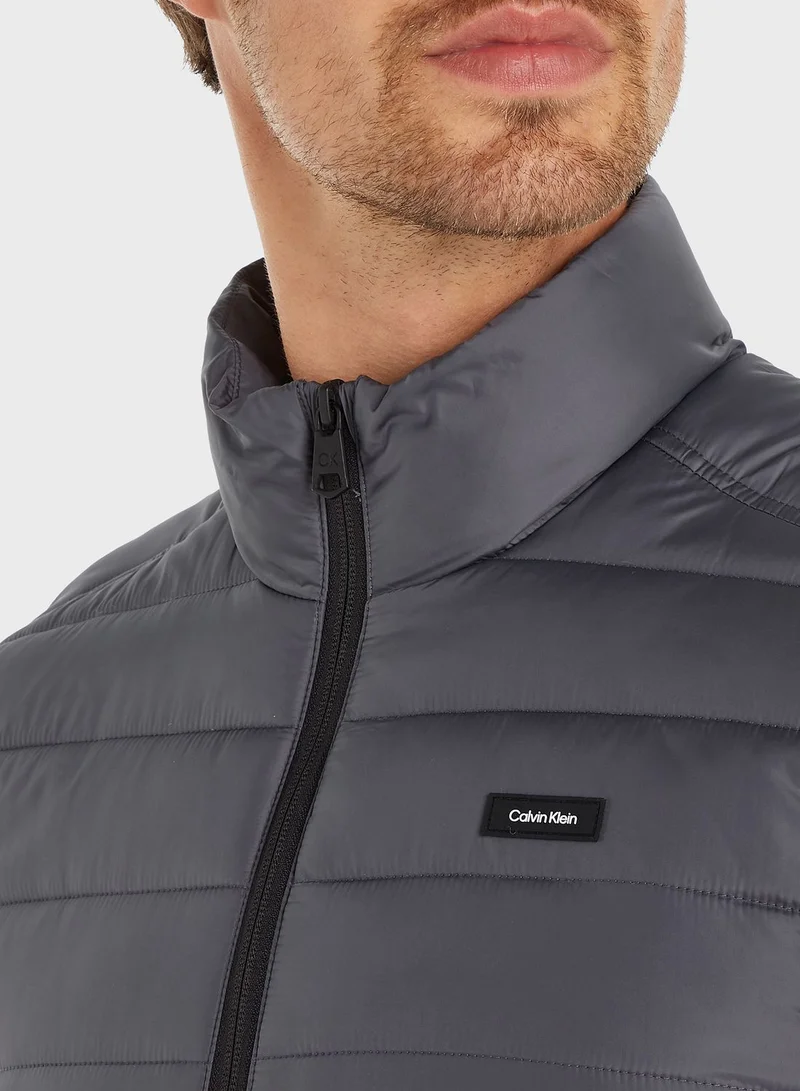 CALVIN KLEIN Side Logo Puffer Vest Jacket