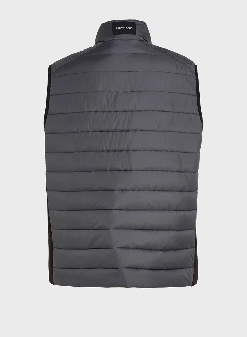 CALVIN KLEIN Side Logo Puffer Vest Jacket
