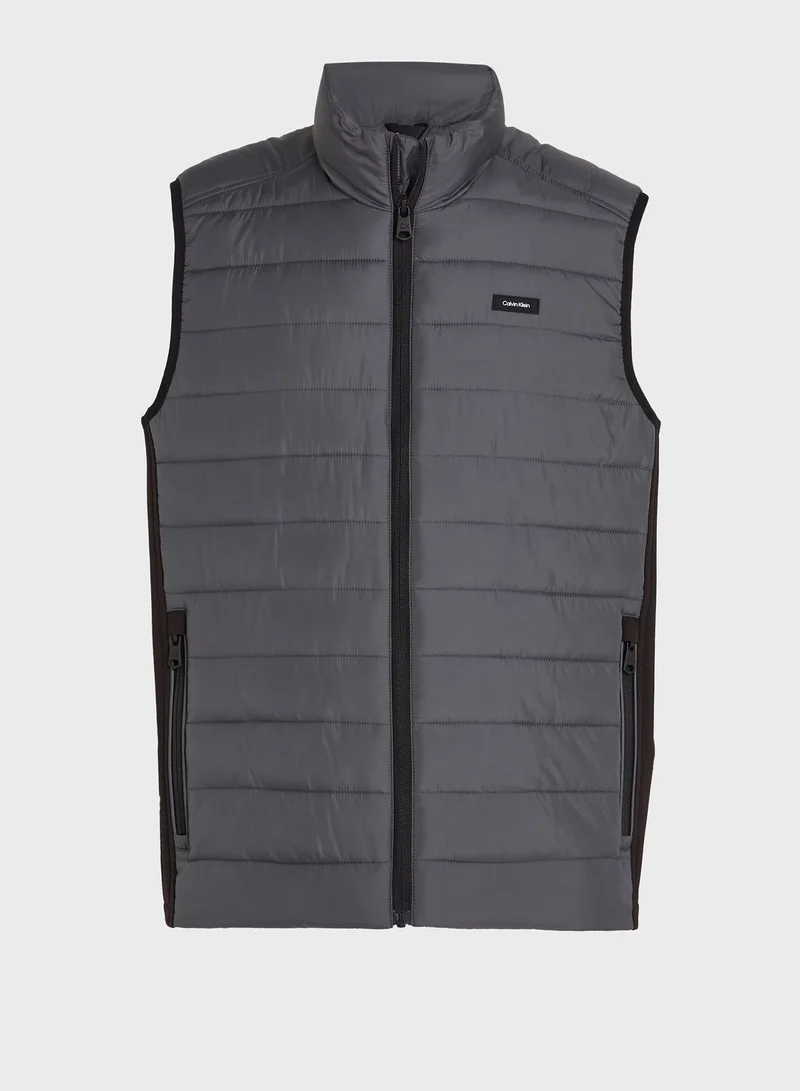 CALVIN KLEIN Side Logo Puffer Vest Jacket