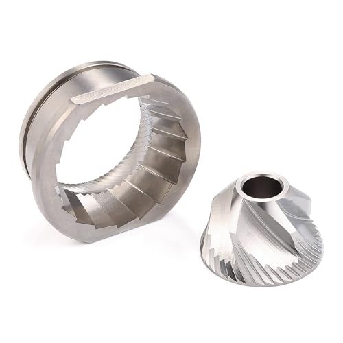 LAUCIPPOS Conical Grinder Burr Compatible with Jura Aroma G2 G3 and HS-Plus grinder, stainless steel burr set for automatic espresso coffee machines A1 A4 A8 Z6 Z8 etc. (Stainless Steel) - Image 1