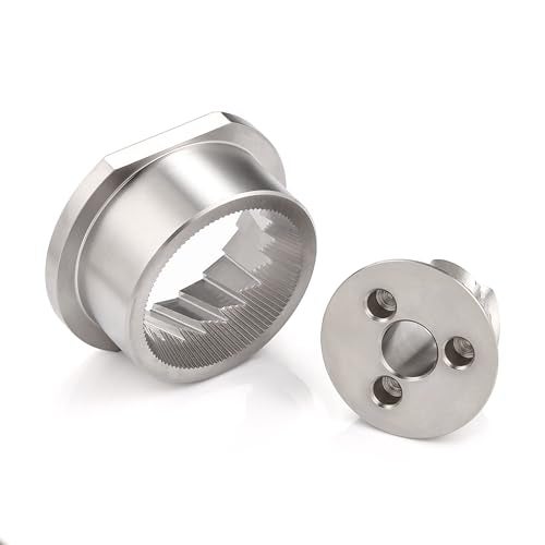 LAUCIPPOS Conical Grinder Burr Compatible with Jura Aroma G2 G3 and HS-Plus grinder, stainless steel burr set for automatic espresso coffee machines A1 A4 A8 Z6 Z8 etc. (Stainless Steel) - Image 5