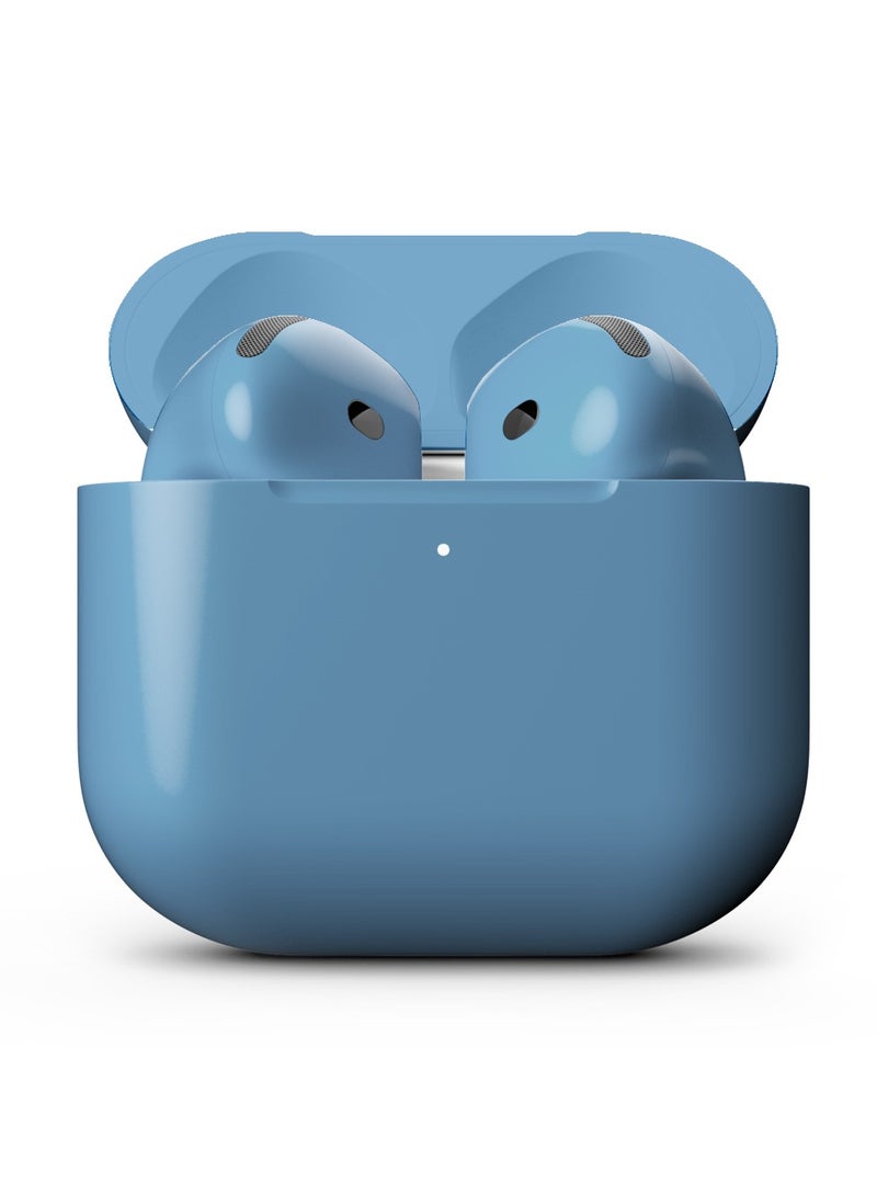 Craft MERLIN CRAFT CUSTOMIZED APPLE AIRPODS 4 SIERRA  BLUE BOLD - Image 1