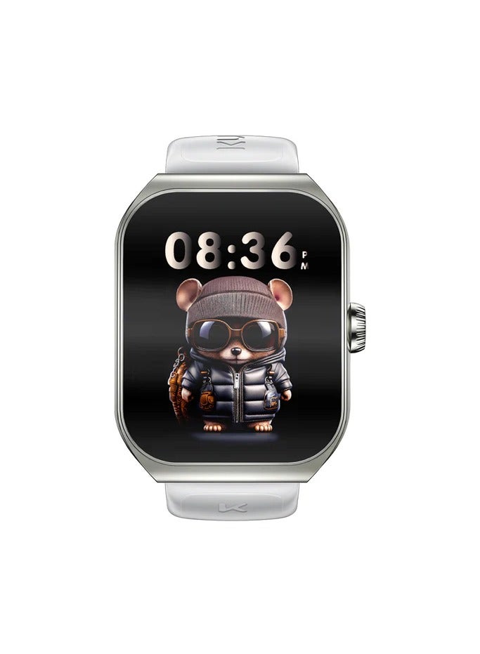 KUMI KU7 Smartwatches 1.96" Amoled 100+Sport Modes NFC IP68 Waterproof Bluetooth Call Health Sleep Monitoring sos for man woman - Image 1