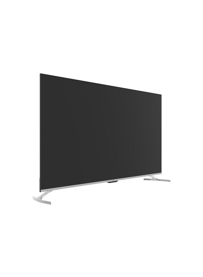 تلفاز QLED ذكي 4K بلا إطار 50 بوصة مع جهاز استقبال مدمج