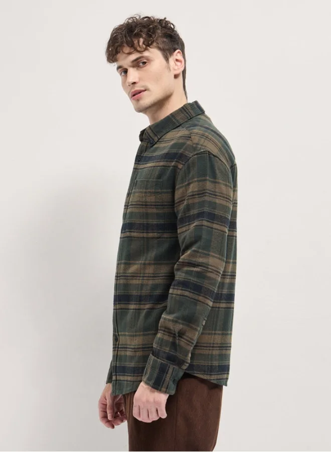 THE BEAR HOUSE Men's Shirt for Casual and Formal Wear | Classic Button-Down Style for Office, Daily Use, Travel, Events & All-Season Outfits | Versatile & Stylish Wardrobe Essential for Every Occasion