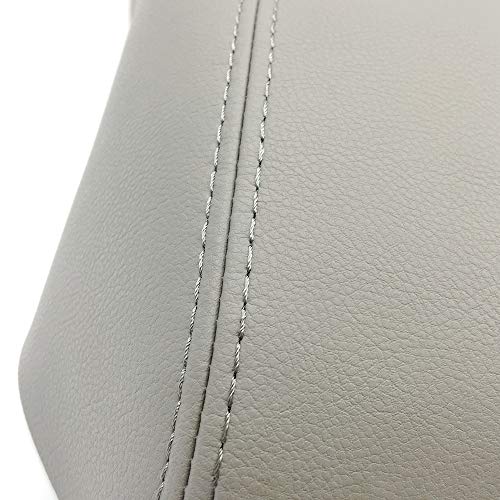 DSkoiph غطاء جلد ليد كونسول مركزي لذراع الراحة DSkoiph مناسب لسيارة تويوتا كامري 2007-2011 رمادي (بدون غطاء) - Image 5