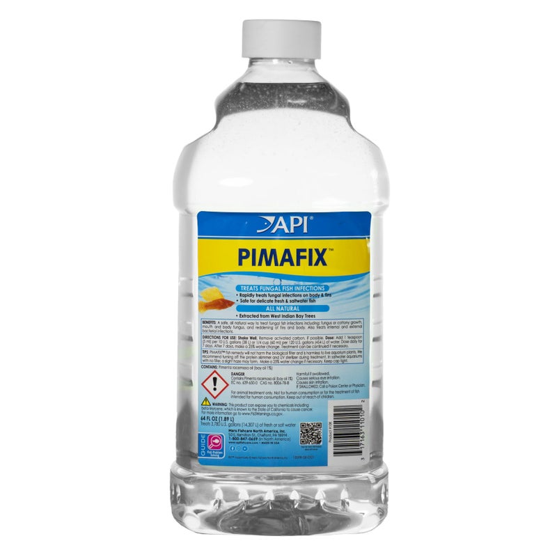 API PIMAFIX Freshwater and Saltwater Fish Remedy 64-Ounce Bottle - Image 1